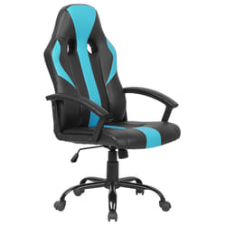 Office Chair Swivel SUCCESS Faux Leather Turquoise