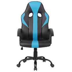 Office Chair Swivel SUCCESS Faux Leather Turquoise