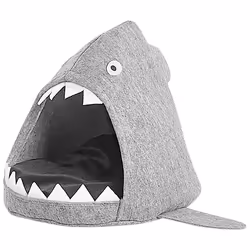 Pet Bed PIRANHA Felt Light Grey