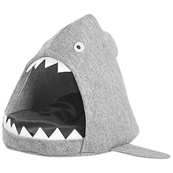 Pet Bed PIRANHA Felt Light Grey