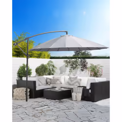Cantilever Parasol 268 cm CALABRIA II Dark Grey