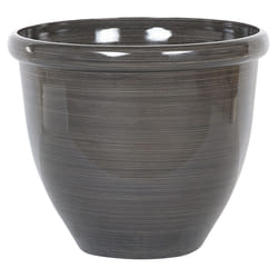 Plant Pot TESALIA Stone 44 cm Brown