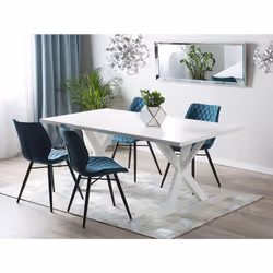 Dining Table LISALA White 180 cm 100 cm - Additional view 4