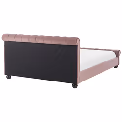Bed Velvet AVALLON 180 x 200 cm (EU Super King) Pink