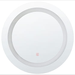 LED Bathroom Mirror SELUNE 58 cm 58 cm Silver