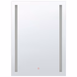 LED Bathroom Mirror MARTINET 60 cm 80 cm Silver