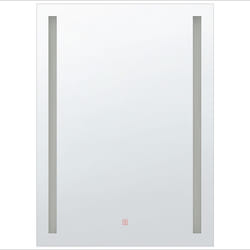 LED Bathroom Mirror MARTINET 60 cm 80 cm Silver