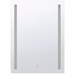 LED Bathroom Mirror MARTINET 70 cm 90 cm Silver
