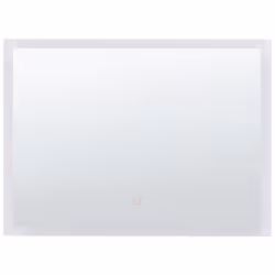 LED Bathroom Mirror ADOUR 80 cm 60 cm Silver