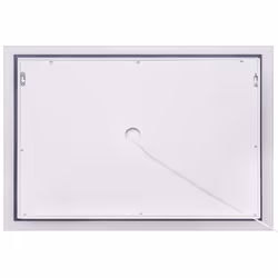 LED Bathroom Mirror ADOUR 80 cm 60 cm Silver