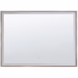 LED Bathroom Mirror ARGENS 80 cm 60 cm Silver