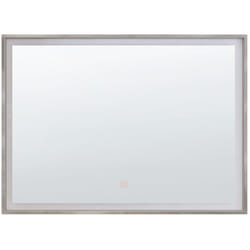 LED Bathroom Mirror ARGENS 80 cm 60 cm Silver