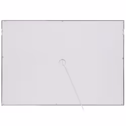 LED Bathroom Mirror ARGENS 80 cm 60 cm Silver