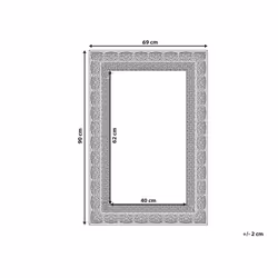 Wall Mirror 69 x 90 cm Copper DEHRADUN