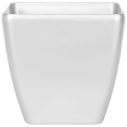 Plant Pot ASTRAS Stone 42 cm Silver