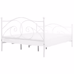 Bed Metal DINARD 180 x 200 cm (EU Super King) White