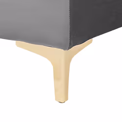 Ottoman ABERDEEN Velvet Grey