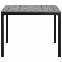 Garden Dining Table PRATO 95 cm 95 cm Grey