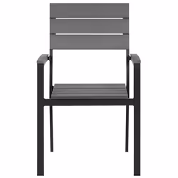 Garden Dining Set 6 Seater COMO Grey