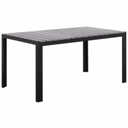 Garden Dining Table COMO 150 cm 90 cm Grey
