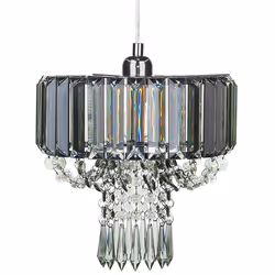 Chandelier Acrylic Crystals Light Grey ADORN