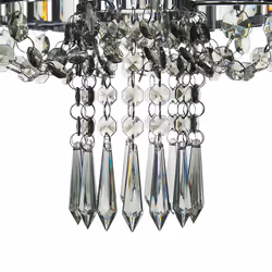 Chandelier Acrylic Crystals Light Grey ADORN