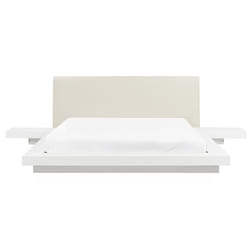 Bed ZEN 160 x 200 cm (EU King Size) White