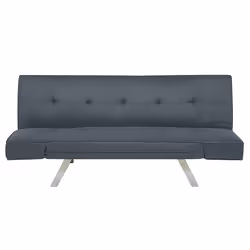 Sofa Bed BRISTOL Fabric Dark Blue 3 Seater