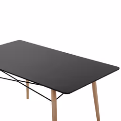 Dining Table BIONDI Black 140 cm 80 cm - Additional view 4