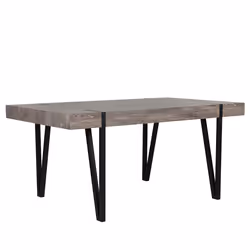 Dining Table ADENA Brown 180 cm 90 cm