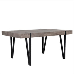 Dining Table ADENA Brown 180 cm 90 cm