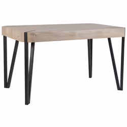 Dining Table CAMBELL Taupe 130 cm 80 cm
