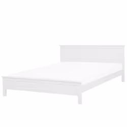 Bed Pine Wood OLIVET 180 x 200 cm (EU Super King) White