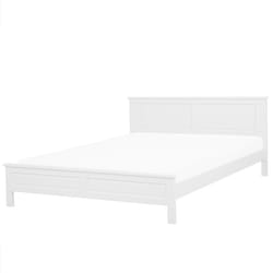 Bed Pine Wood OLIVET 180 x 200 cm (EU Super King) White