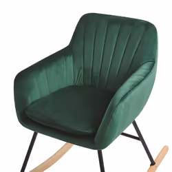 Rocking Chair LIARUM Velvet Emerald Green - Additional view 4
