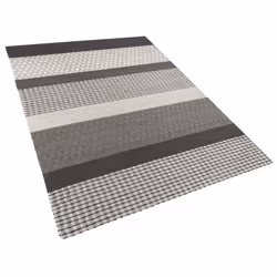 Wool Area Rug 160 x 230 cm Grey ZEYNE