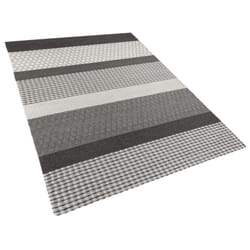 Wool Area Rug 160 x 230 cm Grey ZEYNE