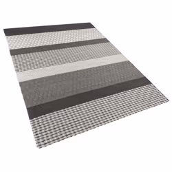 Wool Area Rug 160 x 230 cm Grey ZEYNE
