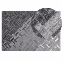 Rug DARA 140 x 200 cm Viscose Grey