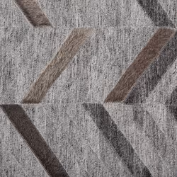 Leather Area Rug 140 x 200 cm Grey ARKUM