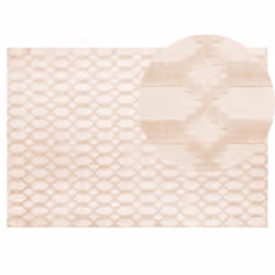 Viscose Rug 140 x 200 cm Beige CIZRE