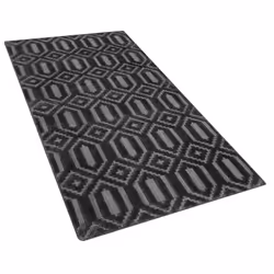 Viscose Rug 80 x 150 cm Dark Grey ADATEPE