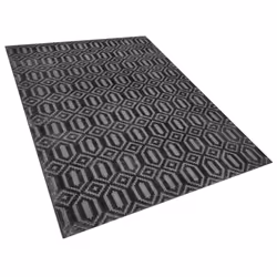Viscose Rug 160 x 230 cm Dark Grey ADATEPE