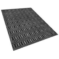 Viscose Rug 160 x 230 cm Dark Grey ADATEPE