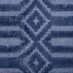 Viscose Rug 140 x 200 cm Navy Blue ADATEPE