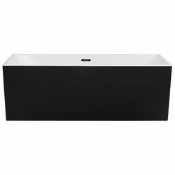 Freestanding Bathtub RIOS 1700 x 800 mm Black