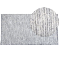 Area Rug Grey with Beige 80 x 150 cm EDREMIT