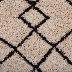 Area Rug 160 x 230 cm Beige and Black HAVSA