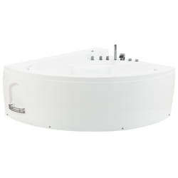 Corner Hot Tub with LED PELICAN 2060 x 1650 mm White