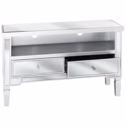 TV Stand NICEA Mirrored Silver